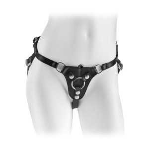 Fetish Fantasy Series Leather Fantasy Harness-blac