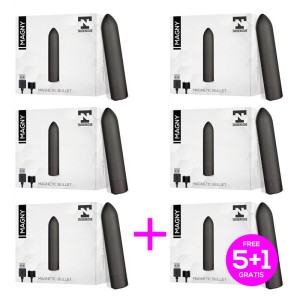 Pack 5+1 Magny Vibrating Bullet Magnetic Usb
