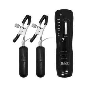 Vibrating Nipple Clamps With Remote Control