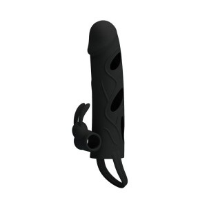 Pretty Love Cage With Vibrating Bullet 14 Cm Black