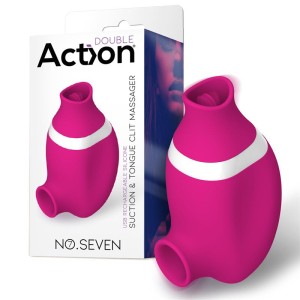 No. Seven 2 In 1 Clitoris  And  Tongue Massager
