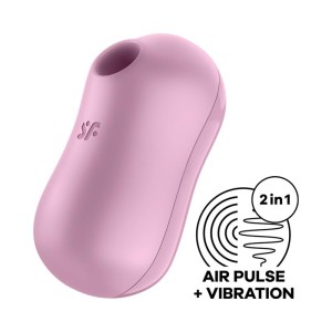 Cotton Candy Clitoris Sucker And Vibrator Lila