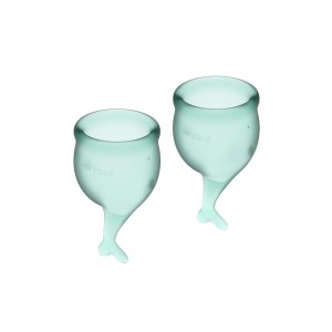 Feel Secure Menstrual Cup Dark Green Pack Of 2
