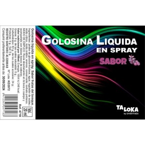 Liquid Candy In Spray Fruits Of The Forest Flavor 20 Ml