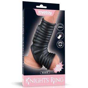 Vibrating Ring For Penis And Scrotum Wave Knights
