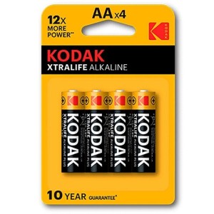 Xtralife Alkaline Battery Aa Lr6 Blister Of 4