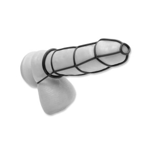 Fetish Fantasy Elite Cockcage And Ring Set Black