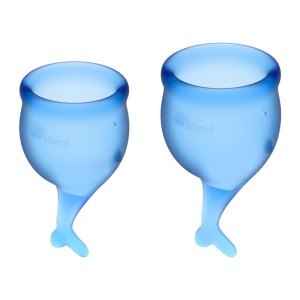Feel Secure Menstrual Cup Dark Blue Pack Of 2