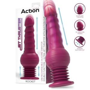 Rocket Ultra Jet Thruster Vibrator With Powerfull Suction Cup