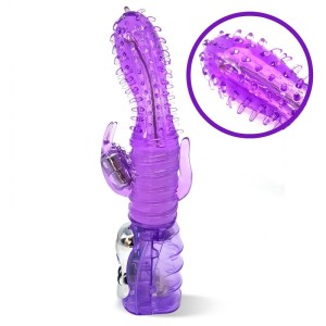 Travel Partner 18 Cm Purple With Perineal Stimulation