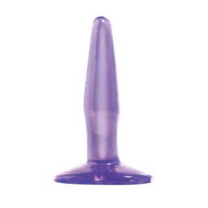 Basix Rubber Works  Mini Butt Plug Colour Purple