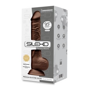 Dildo Dual Density Mod. 1 9.5 Brown
