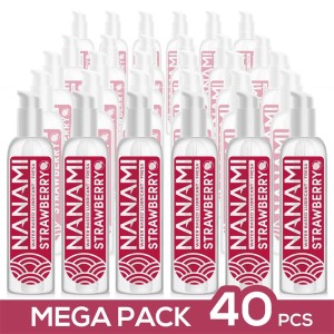 Pack De 40 Water Based Lubricant Strawberry 150 Ml