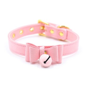 Golden Kitty Cat Collar With Bell