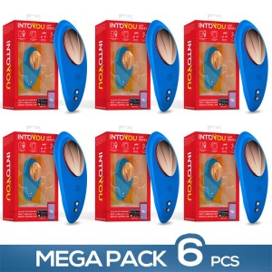 Pack 6 Panty Vibrator With App Blue