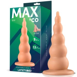 Kai Adaptable Butt Plug Flesh 9,4 18.4 Cm