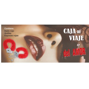 Love Box With Handcuffs, Dice And Mask