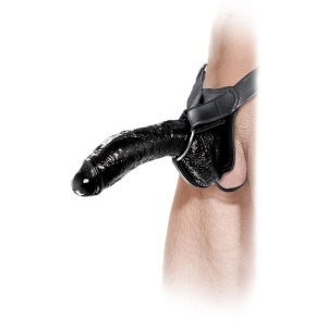 Extreme Hollow Strap-on 25 Cm Brown