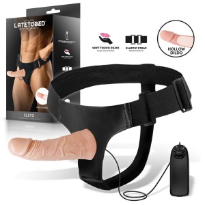 Eleto Detachable Strap-on With Hollow Dildo, Vibration And Remote Control