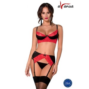 Odina Set Black/red