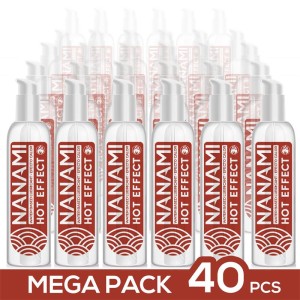 Pack De 40 Water Based Lubricant Hot Effect 150 Ml