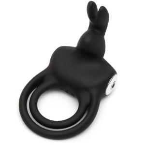 Cock Ring With Rabbit For Couples Usb Black