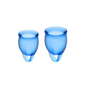 Feel Confident Menstrual Cup Dark Blue Pack Of 2