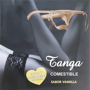 Wafer Thong And Two Vainila Flavored Nipple Covers