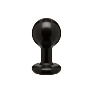 Round Butt Plug Medium Black