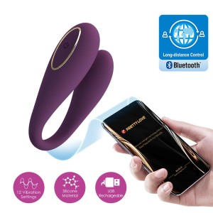 August Vibrador De Parejas App Remote Lila Cl12