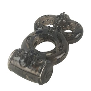 Penis Ring With Vibration Black