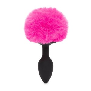 Butt Plug With Pink Fur Tail Small