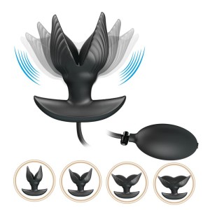 Manson Inflatable Butt Plug With Vibration