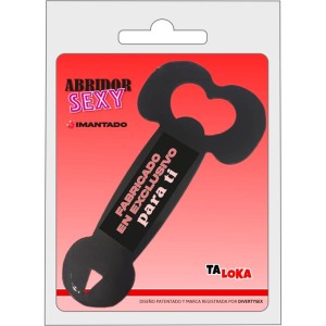 Metal Bottle Opener Painted In The Shape Of A Penis