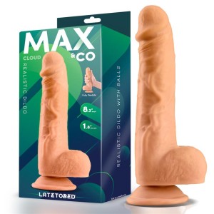 Cloud Realistic Dildo With Testicles 8.3 Flesh
