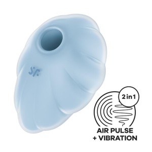 Cloud Dancer Clit Sucker And Vibe Blue