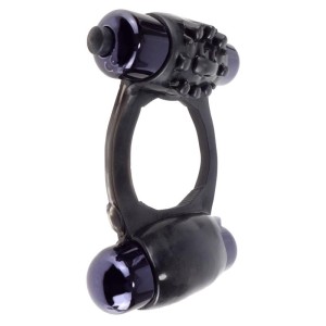 Fantasy C-ringz Duo-vibrating Super Ring Black