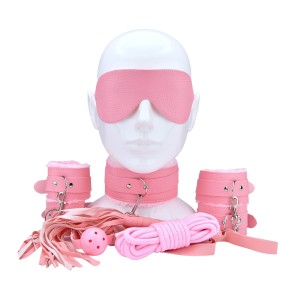 Bound To Play Beginners Bondage Kit Pink (8 Piece)