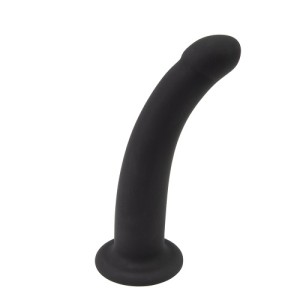 Loving Joy Curved 5 Inch Silicone Dildo With Suction Cup