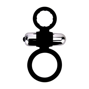 Loving Joy Silicone Vibrating Cock And Ball Ring
