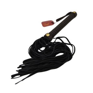 Bound Nubuck Leather Flogger