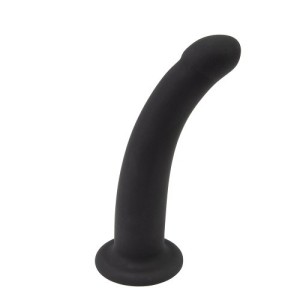 Loving Joy Curved 5 Inch Silicone Dildo With Suction Cup