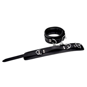 Bound Leather Ankle Restraints