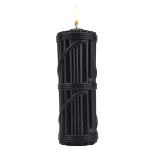 Bound To Play. Hot Wax Candle Black