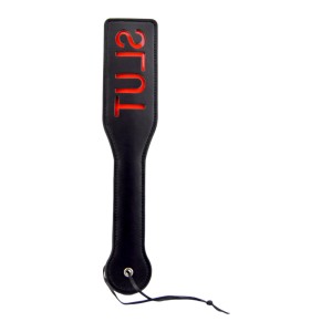 Bound To Please Slut Spanking Paddle Black