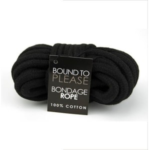 Bound To Please Bondage Rope Black