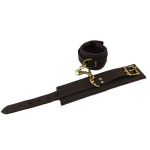 Bound Nubuck Leather Wrist Restraints