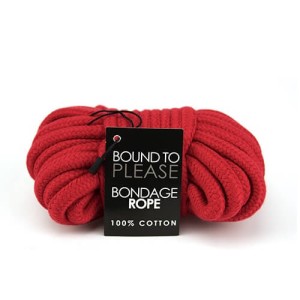 Bound To Please Bondage Rope Red
