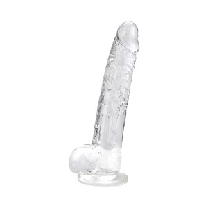 Loving Joy 9 Inch Dildo With Balls Clear