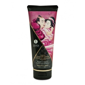 Shunga Kissable Massage Cream Raspberry Feeling 200 Ml